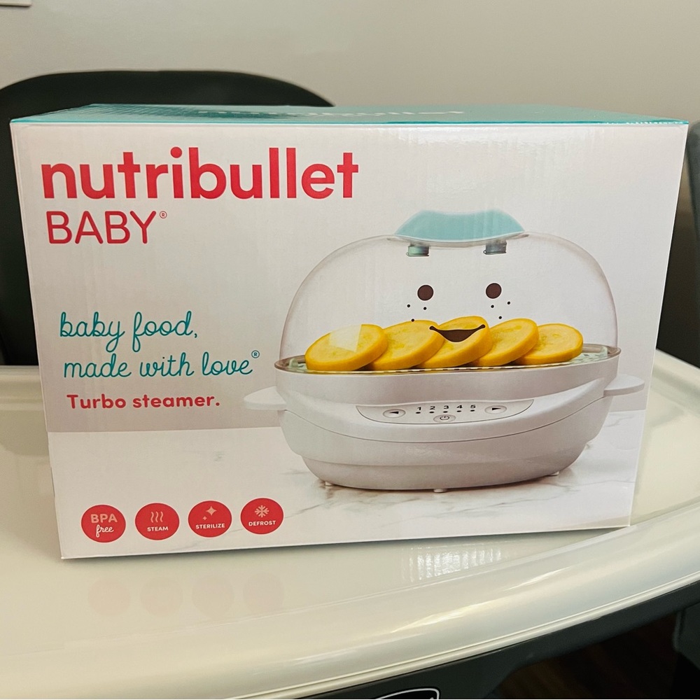 NEW NutriBullet Food Baby Turbo Steamer